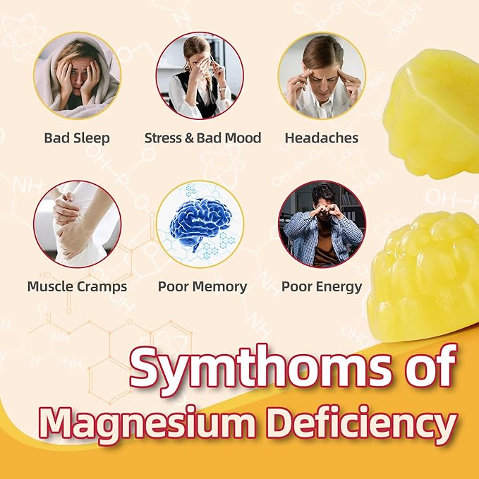 90 Count Magnesium Glycinate Gummies 400mg w/Ashwagandha Supplement - Sugar Free Zinc Magnesium Glycinate Supplement Ashwagandha Gummies for Adults Pineapple Gummies