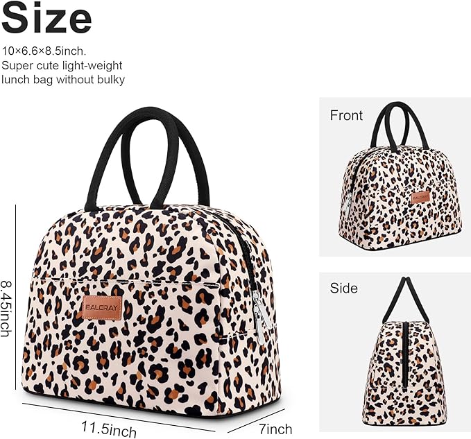 BALORAY Lunch Bag for Women Men Insulated Lunch Box for Adult Reusable Lunch Tote Bag for Work, Picnic or Travel