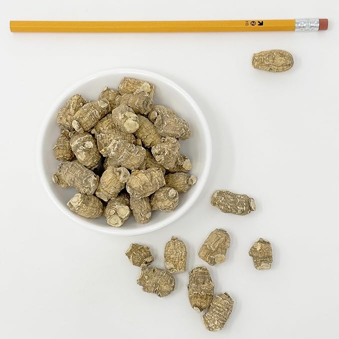 DOL Hand Selected Cultivated Wisconsin American Ginseng Pearl Ginseng 花旗参/西洋参 精选珍珠参 - in Box. (Small 4oz/Box)