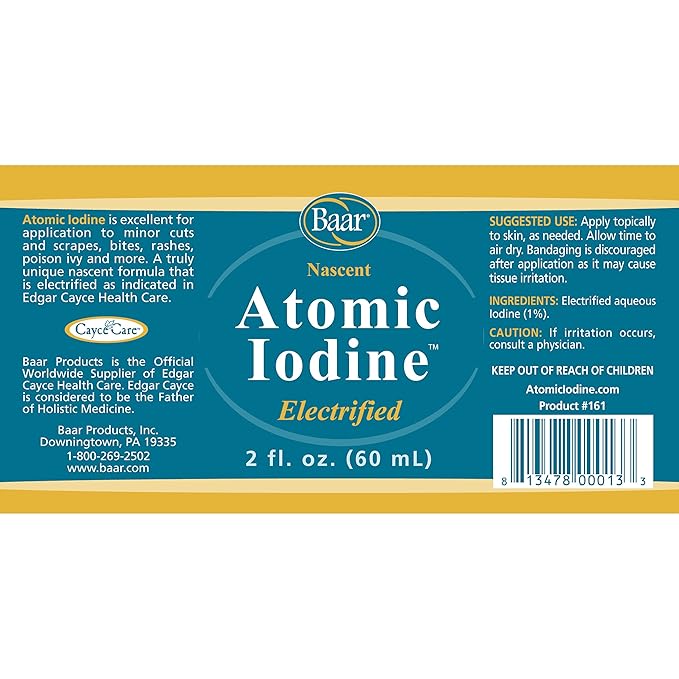 Atomic Iodine, 2 oz.