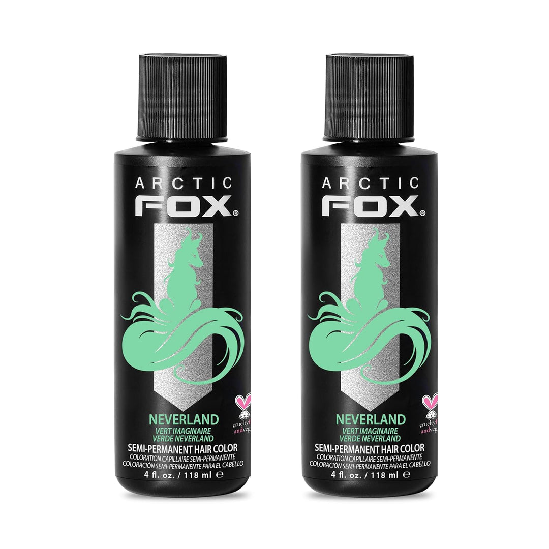 ARCTIC FOX Vegan Semi-Permanent Hair Color Dye | AURORA KISS 5.6 Fl Oz (2-Pack)
