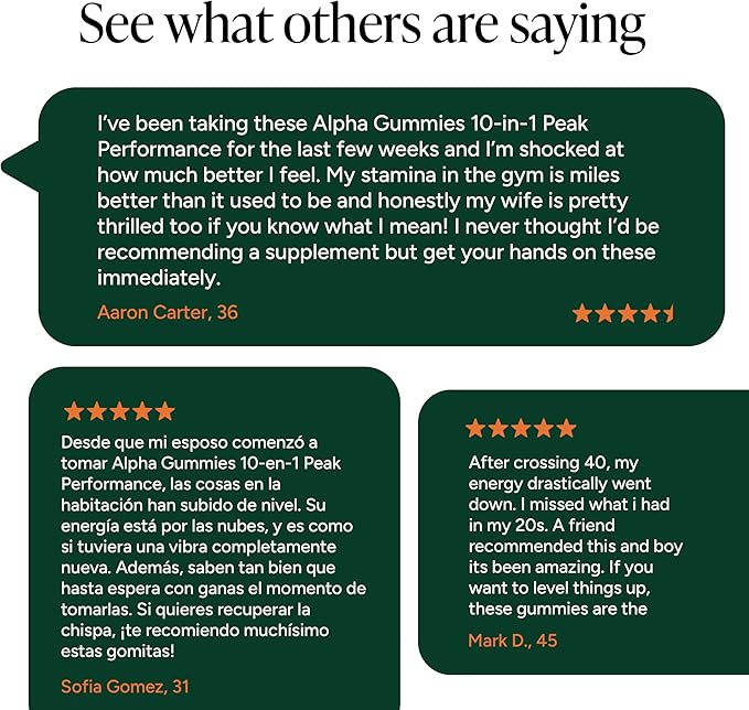 Root Labs10-1 Alpha Gummies | 4000 mg Shilajit I KSM 66 Ashwagandha | Maca Root| Tongkat Ali | No Added Sugar | GMO Free I Vegan I Clean Lab Project Certified I 60 Gummies