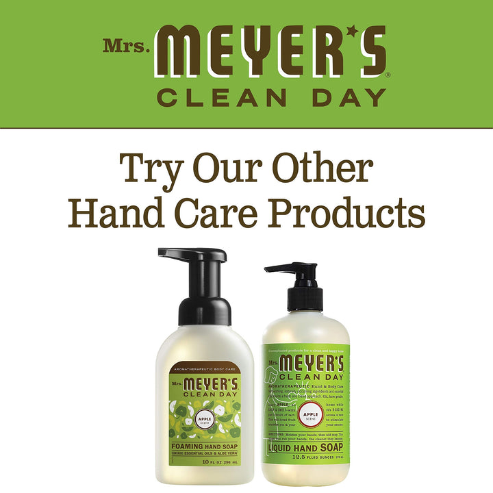 MRS. MEYER'S CLEAN DAY Hand Soap, Made with Essential Oils, Biodegradable Formula, Apple, 12.5 Fl. Oz