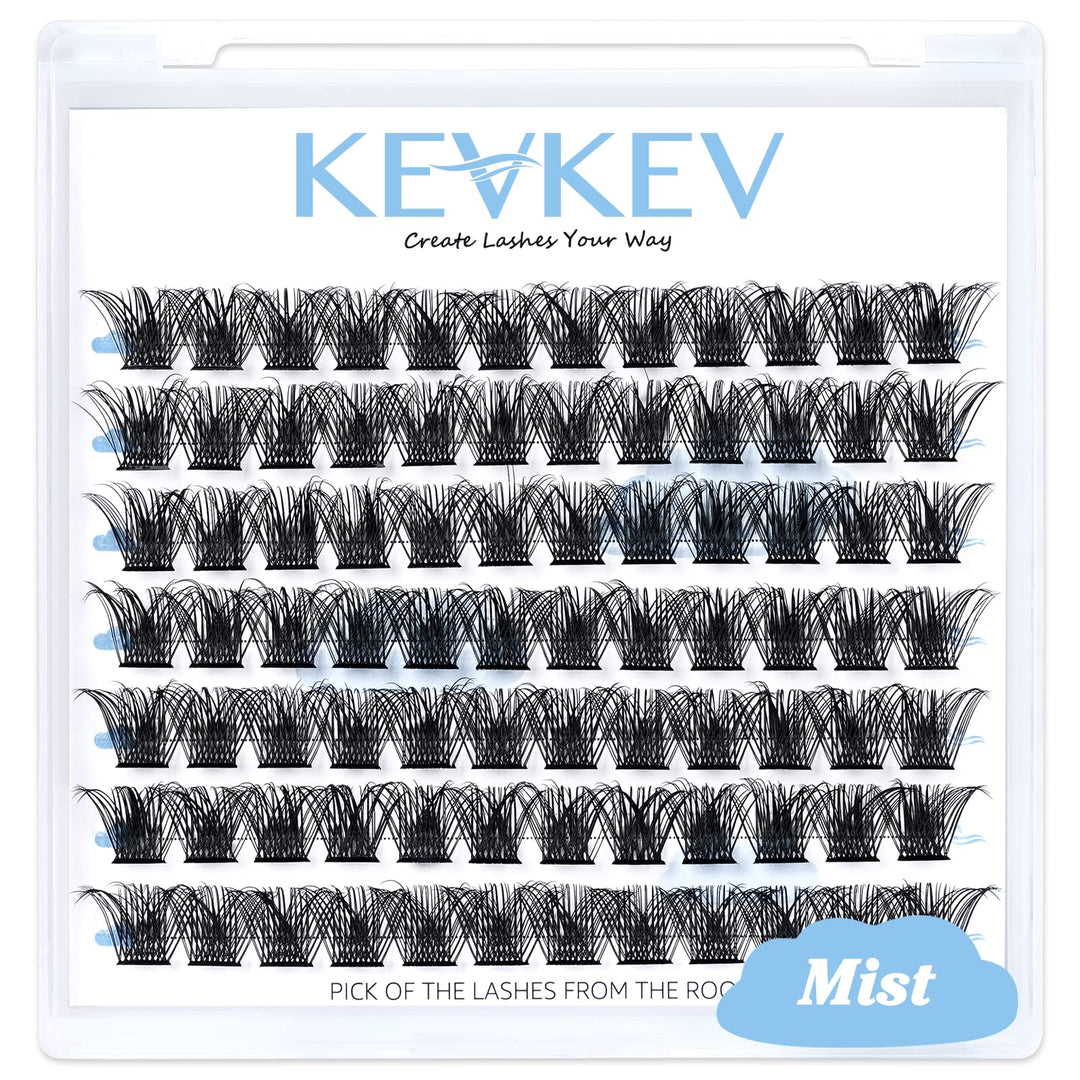 Lash Clusters 84 Pcs Cluster Lashes Eyelash Clusters Diy Cluster Eyelash Extensions Individual Lashes Soft And Comfortable (Mist
