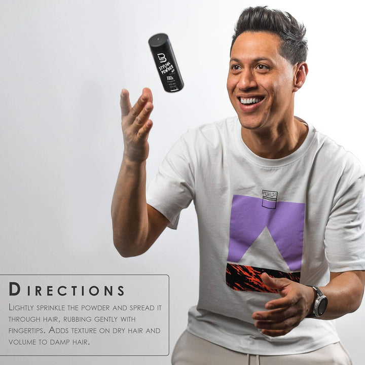 Level 3 Men's Styling Powder – Natural Look | Easy Application, No Grease