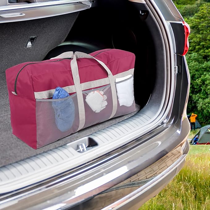 REDCAMP Foldable Travel Bag, Large Sports Bag, 75L/96L/100L, Lightweight Waterproof Tote Bag