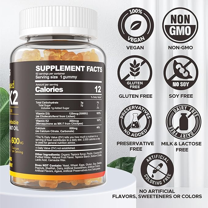 NEVISS 1Pack Liposomal Vitamin C 1000mg Gummies + 1Pack Vitamin D3 5000iu Gummies