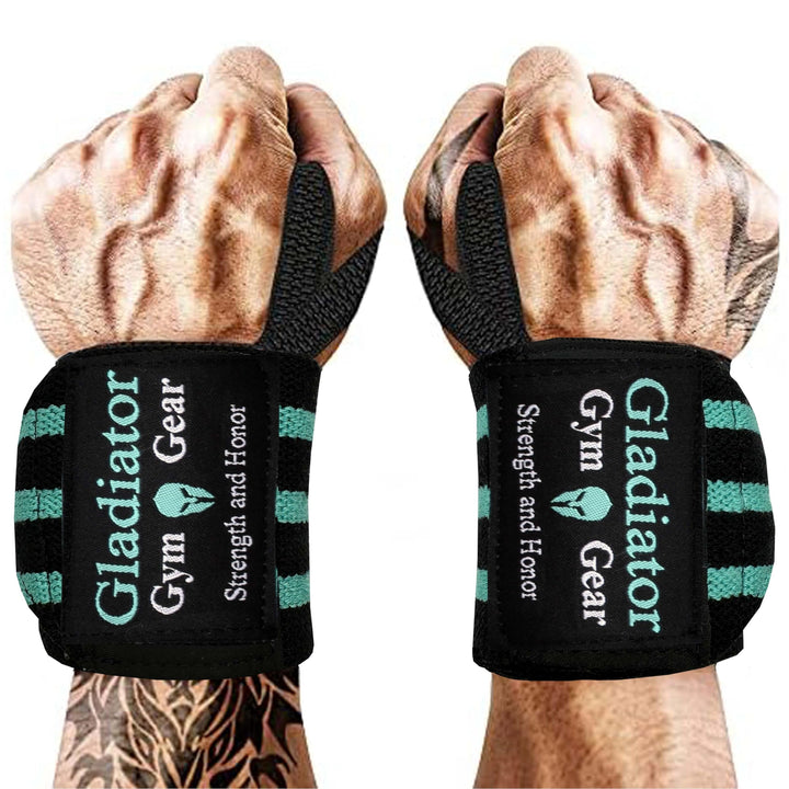 Gladiator | Wrist Wraps for Weightlifting | 18 Inch Weight Lifting Wrist Straps for Men & Women