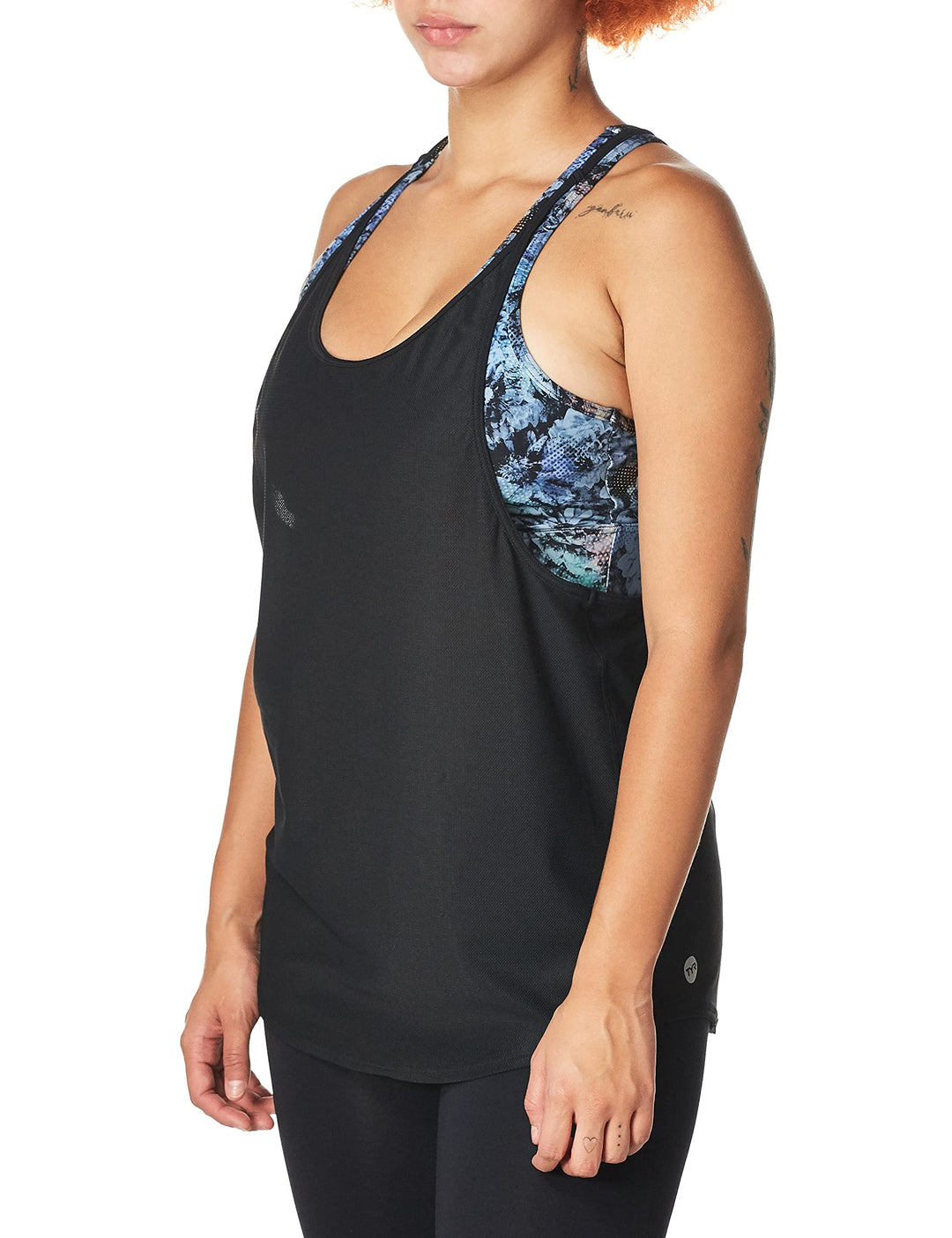 TYR Botanc Madison 2n1 Tank, Black Multi, M