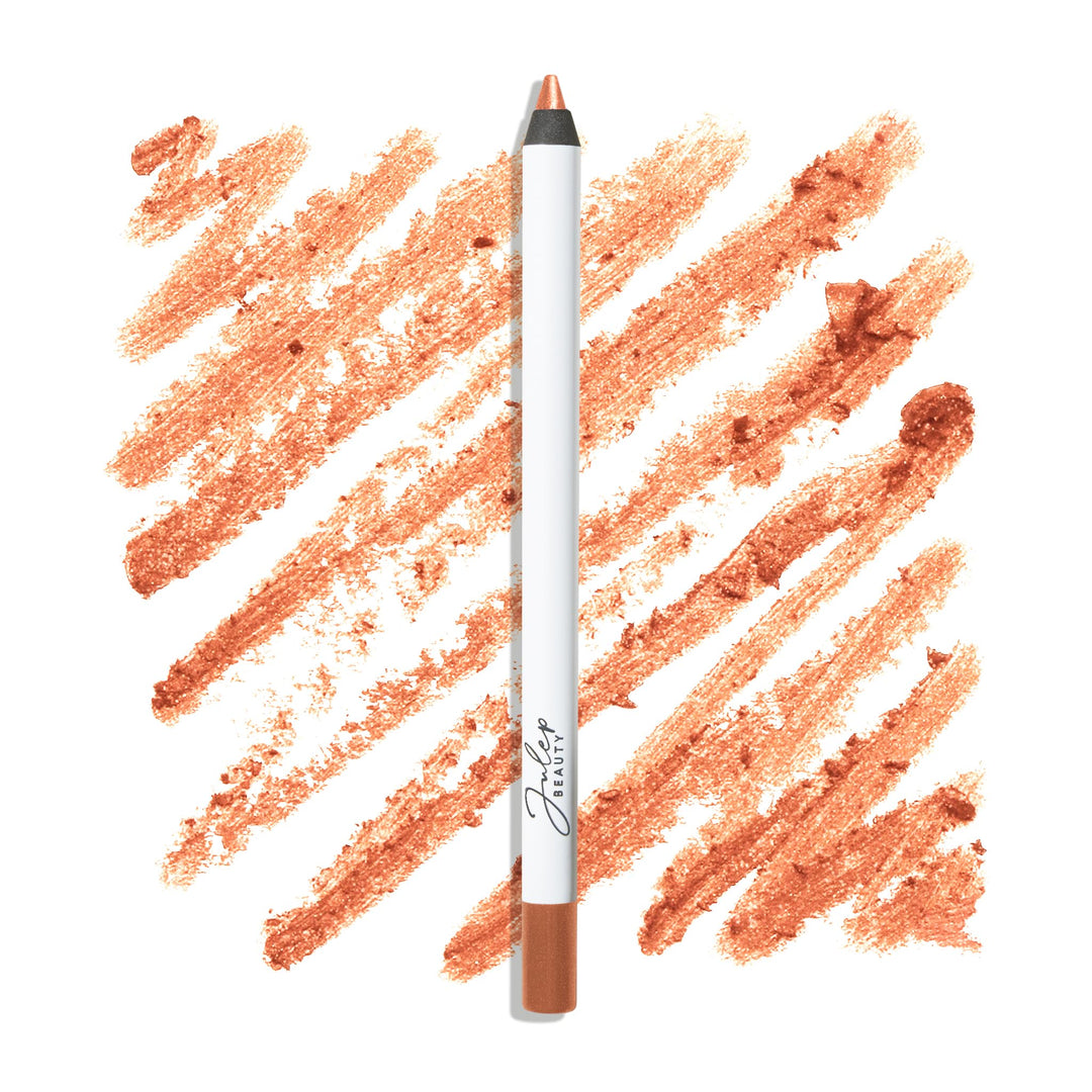 Julep When Pencil Met Gel Sharpenable Multi-Use Longwear Eyeliner Pencil - Tangerine Shimmer - Transfer-Proof - High Performance
