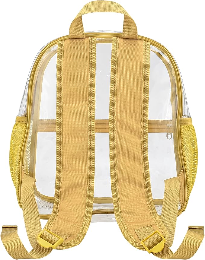 USPECLARE Clear Backpack for Stadium Approved 12×6×12, Water proof Clear Bag for Stadium Events and Concert Work Sport Event