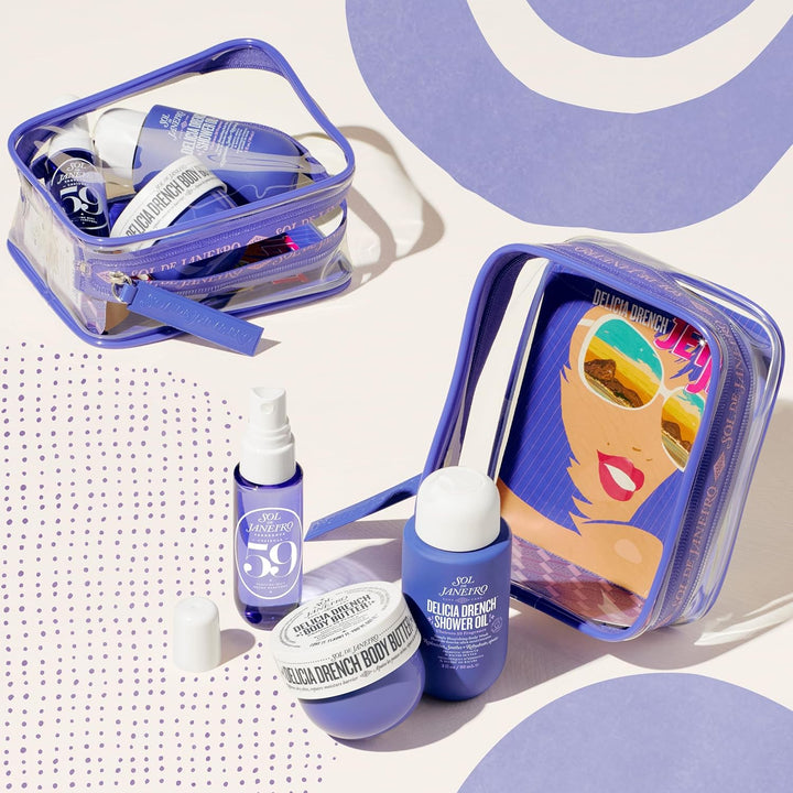 SOL DE JANEIRO Jet Set | Travel-Size Body Care Set | Tropical Fragrance