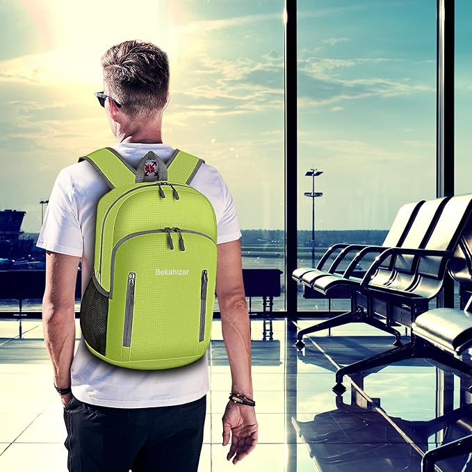 20L Lightweight Foldable Backpack, Small Hiking Daypack for Men Women