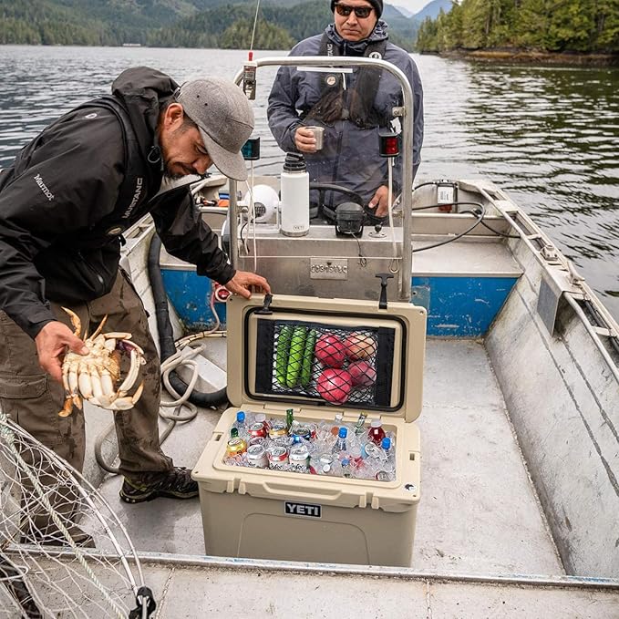 2 Pack Cooler Storage Nets for Dry Storage and Mesh Cooler Organizer Camping Cooler Accessories14.5 x 9.8"