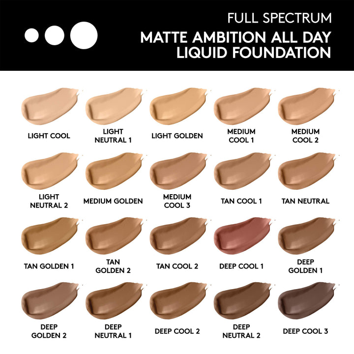 COVERGIRL Full Spectrum Matte Ambition- All Day Foundation Tan Neutral