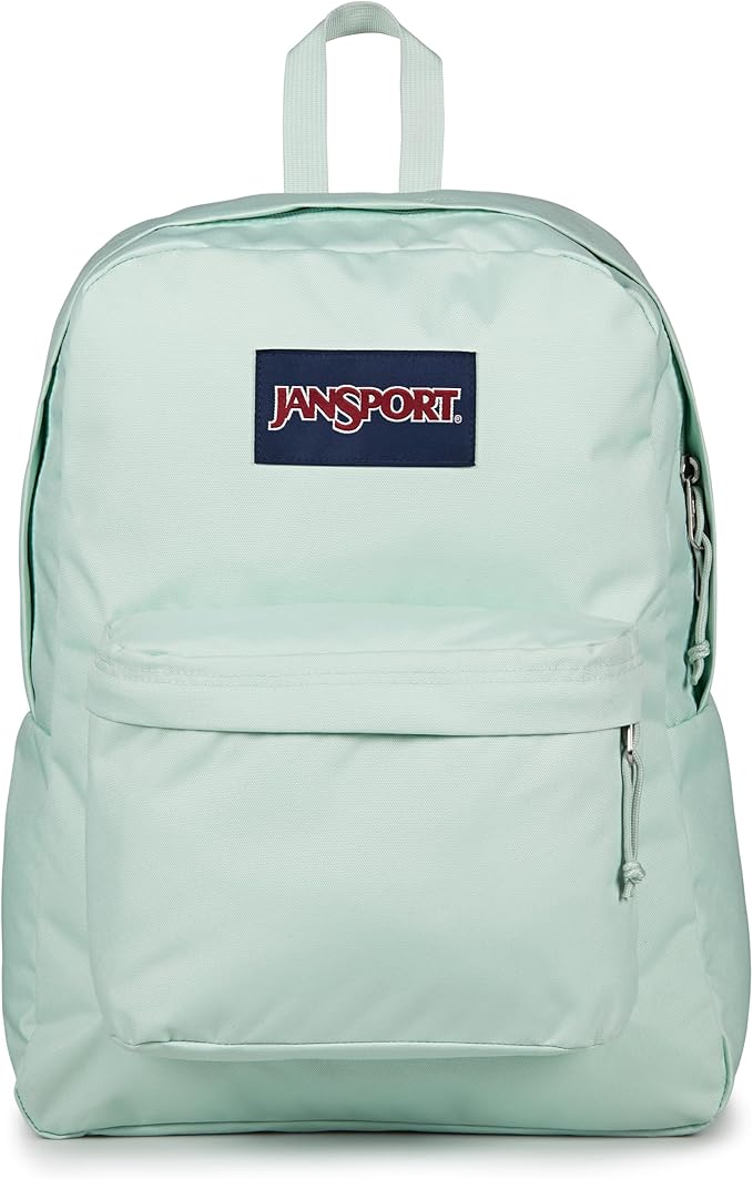 JanSport SuperBreak One Backpacks - Durable, Lightweight Bag with 1 Main Compartment, Front Utility Pocket with Built-in Organizer - Premium Backpack - Fresh Mint