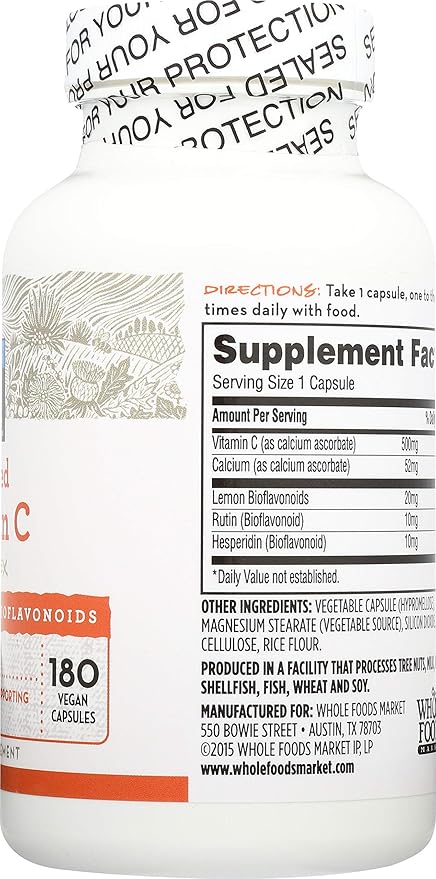 365 Everyday Value, Buffered Vitamin C Complex, 180 ct
