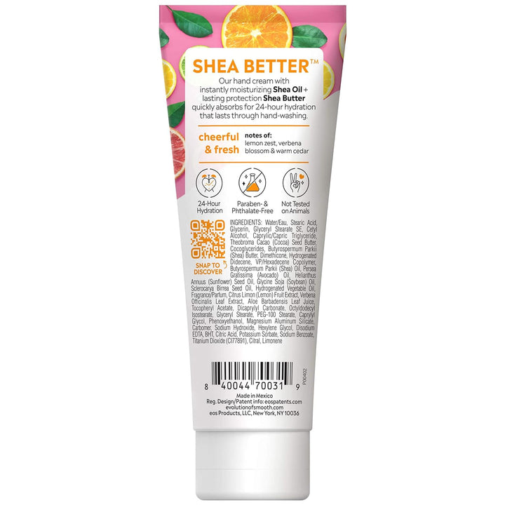 EOS Shea Better Hand Cream – Coconut Lotion for Instant Hydration | 2.5 oz (Pack of 2)