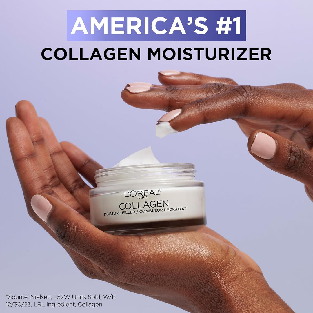 L'Oreal Paris Collagen Moisture Filler Face Cream | Anti-Aging | 48HR Hydration