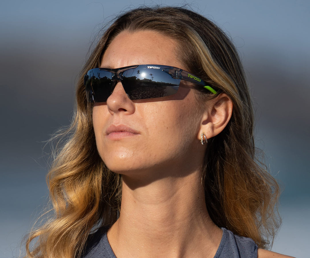 Tifosi Optics Track Sunglasses (Crystal Smoke, Smoke)