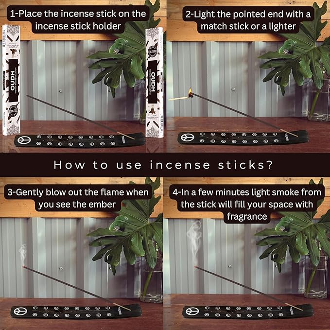 Oud Incense Sticks - Agarwood - Total 40 Insence-Sticks - Dual Pack of 20 Insense - Inciensos - Inscents - Natural Non Toxic Ingredients - Incents - Incence - Inscense - Insents
