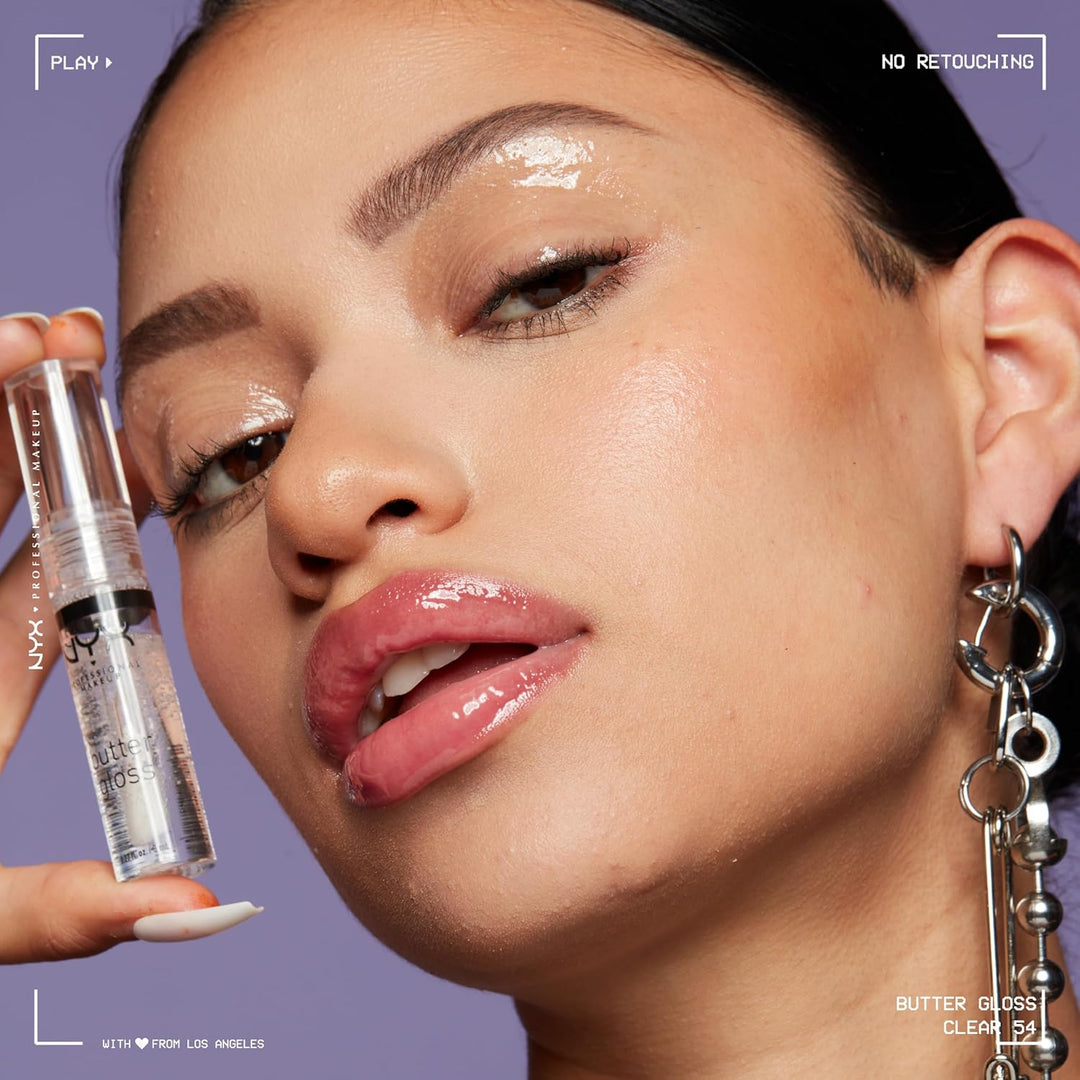 NYX Butter Gloss | Non-Sticky Clear Lip Gloss for All Skin Tones