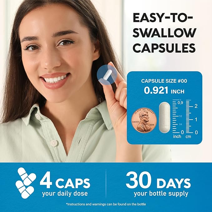 Glucosamine Chondroitin MSM Collagen | FSA HSA Eligible | Joint Support Supplement 2800 mg | Made in USA | FSA Approved Product Items | Flexibility Nutritional Vitamins | For Men & Women, 120 Capsules