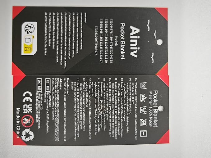 Picnic Blanket, Mini Pocket Beach Mat 27.5 x 43.3IN (1-2 People) Foldable, Lightweight Waterproof Sand Free, Foldable Thin Ground Sheet for Outdoor Camping Hiking Travel - with Hand Strap