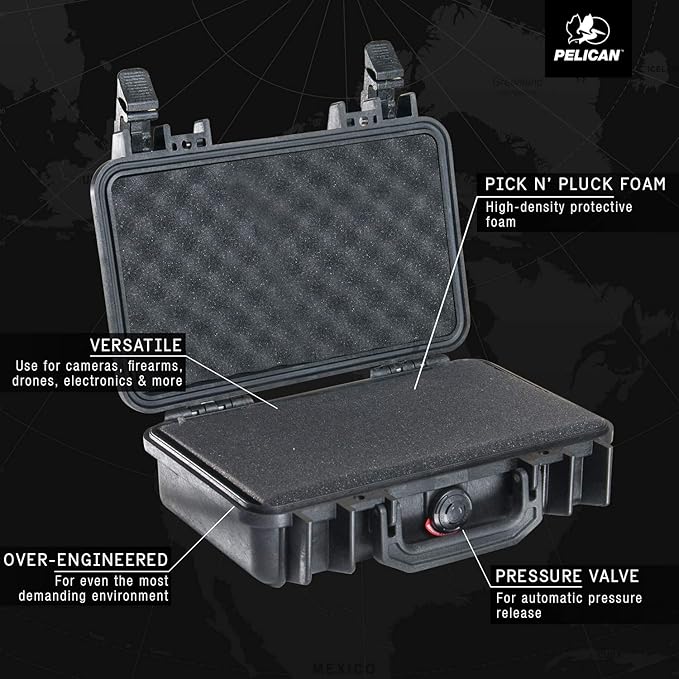 Pelican 1170 Case With Foam (Black)