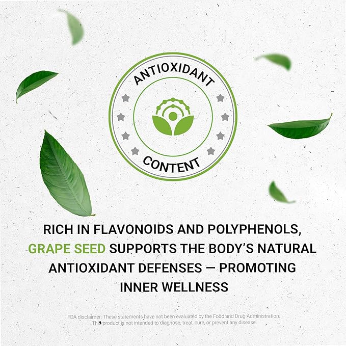 Secrets of the Tribe Grape Seed Tincture Alcohol-Free Liquid Extract, Grape (Vitis Vinifera) Dried Seed (4 FL OZ)