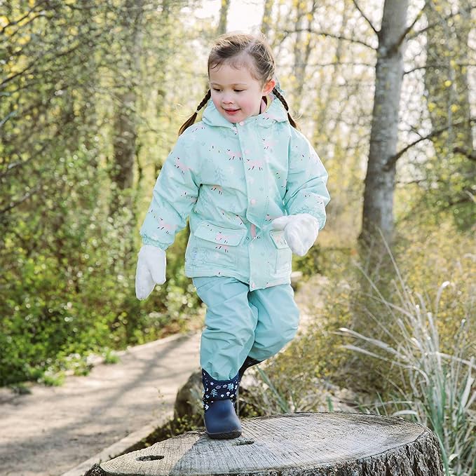 JAN & JUL Waterproof Fleece Lined Snow and Rain Pants for Toddlers and Kids
