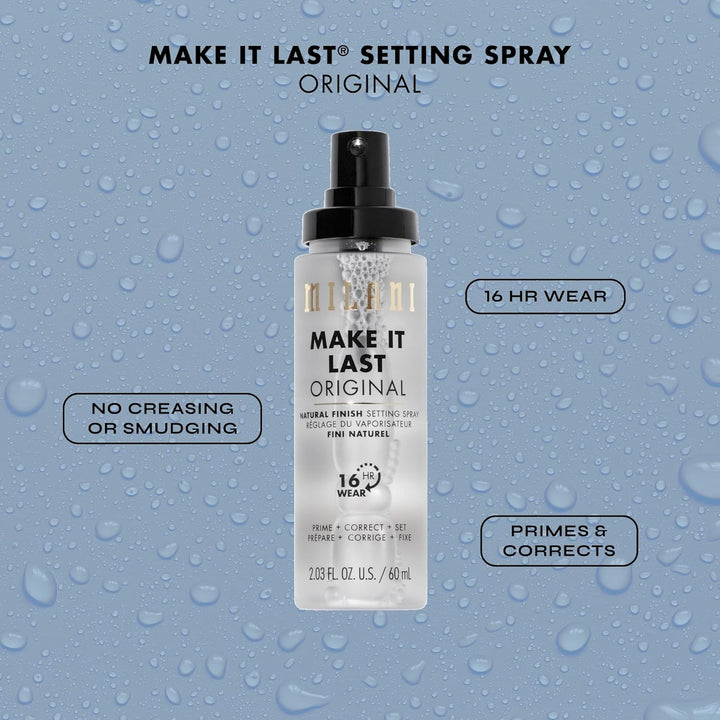 Milani Setting Spray & Primer | 3-in-1 Hydrating Makeup Setting Spray | 2 Pack