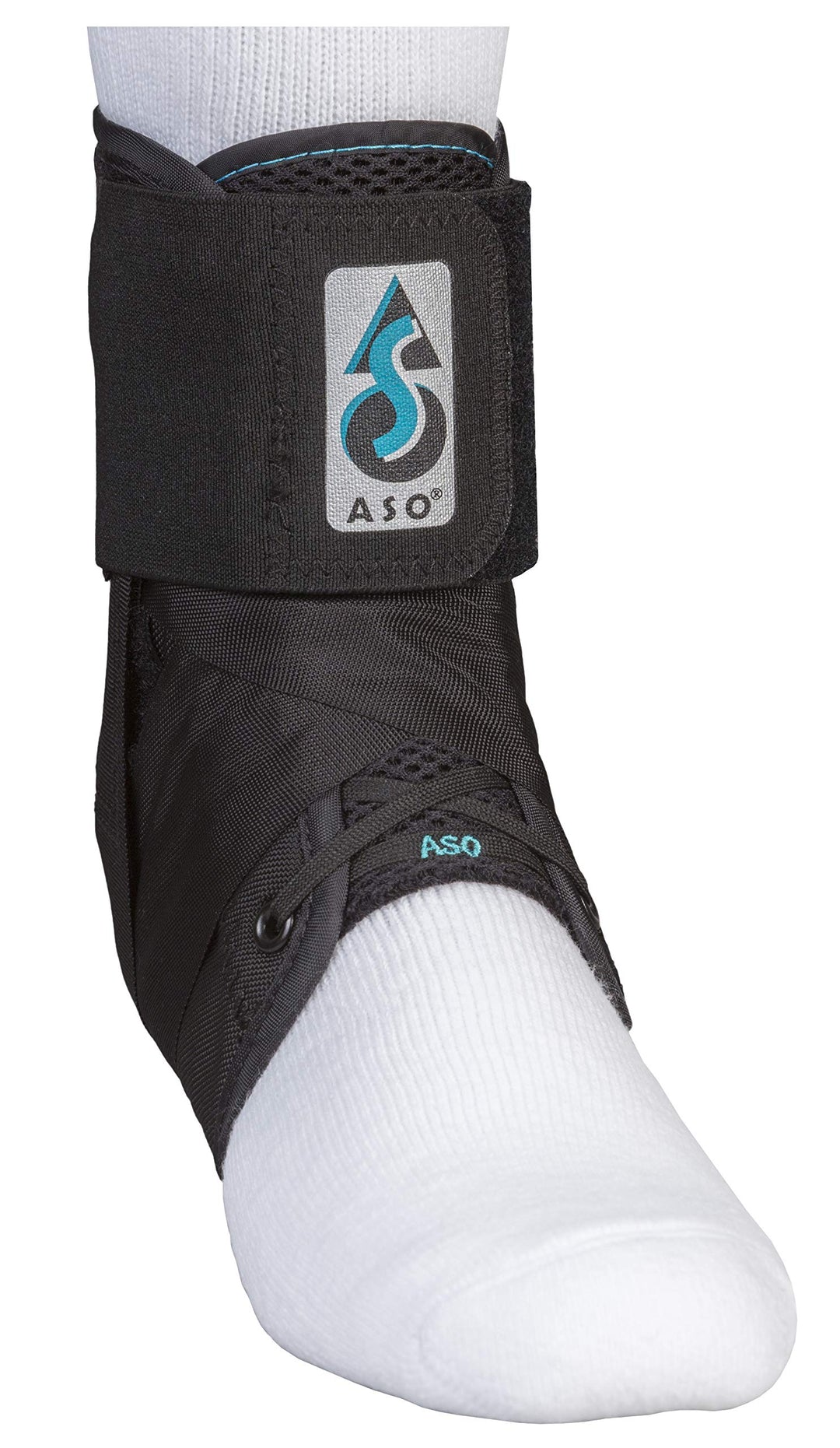 Med Spec ASO Ankle Stabilizer Bundle 264014 ASO Ankle Stabilizer (Black, Medium)