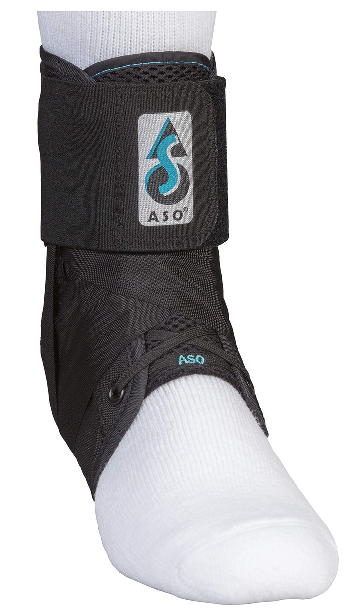Med Spec ASO Ankle Stabilizer Bundle 264014 ASO Ankle Stabilizer (Black, Medium)