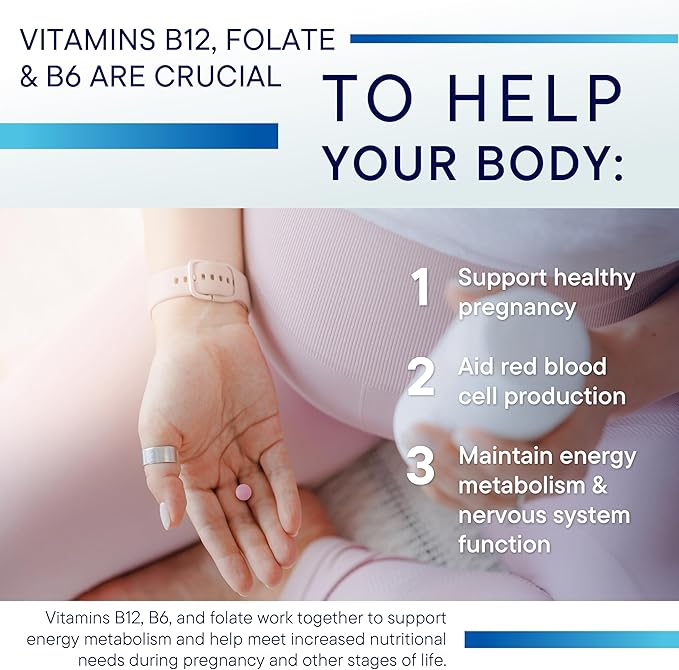 Biotics Research B12-2000™ Vitamin B12 2000 mcg, B6, Folate Supplement - Supplies high Potency Level of B6, B12 Vitamins and folate - Natural, Delicious Berry Flavor, Dissolves Easily -60 Lozenges