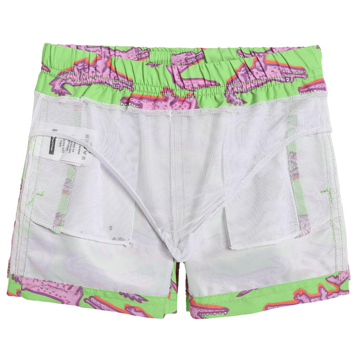 maamgic Boys Swim Trunks Toddler Swim Shorts Little Boys Bathing Suit Swimsuit Toddler Boy Swimwear Little Crocodile Green 2T,Little Crocodile Green,2 T