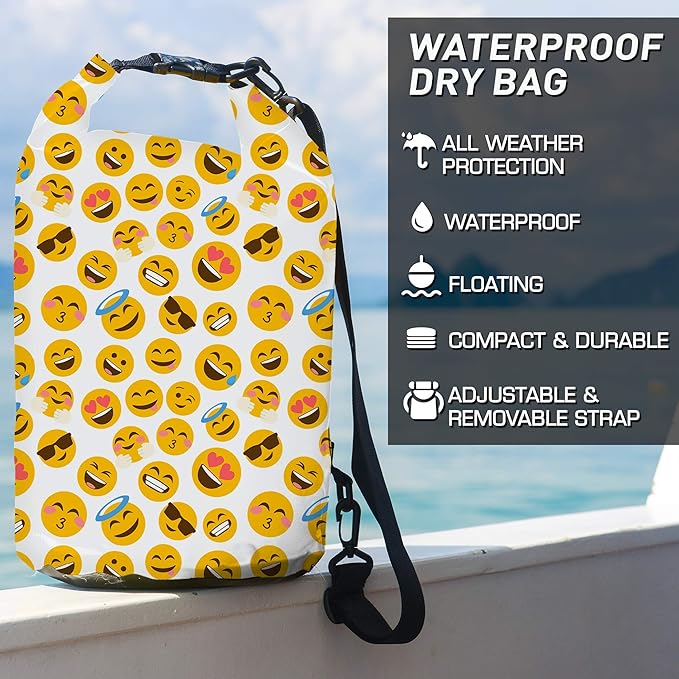 Aduro Waterproof Phone Bag Floating Lightweight Waterproof Bag - Ideal Dry Bags for Kayaking, Rafting, Boating, Swimming, Camping, Hiking, Beach, Fishing, and Backpacking - 2L / 5L / 10L / 20L