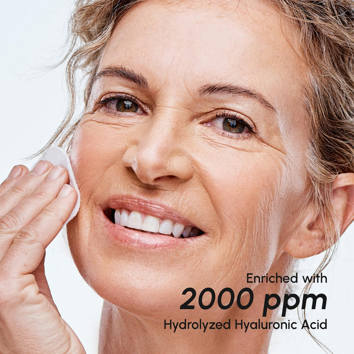 Collagen Toner Pads with Retinol | Hydrating Anti-Aging Wipes for Skin