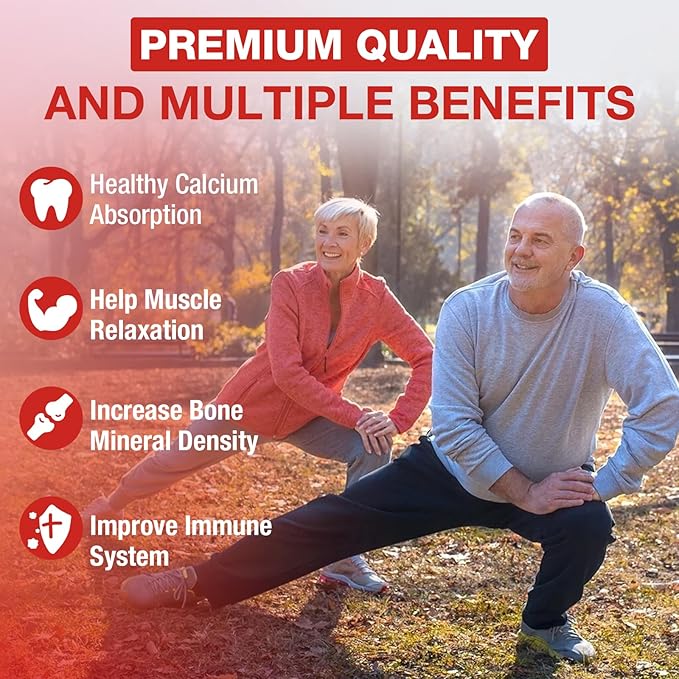 Calcium 1200mg with Vitamin D3, K2, Calcium Citrate Gummies with Magnesium Zinc, Calcium Supplements for Women for Bones Strength, Muscle & Immune Support, 60 Chewable Gummies