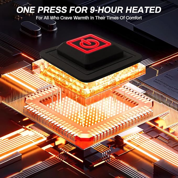 Antarctica Gear Heated Sleeping Bag, 5pcs Heating Areas Sleeping Bags with 16000mAh 12V Battery Pack, 3 Adjustable Heating Levels Cold Weather Sleeping Bag for All Season Hiking & Camping