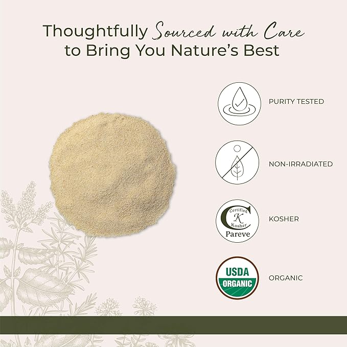 Starwest Botanicals Dried Organic Garlic Granules - Granulated Garlic Seasoning for Cooking, Herb for Rubs, Bread, Vegetables, & Meat, Aromatic & Flavorful, Certified Kosher, Non-GMO - Bulk 1 lb Bag