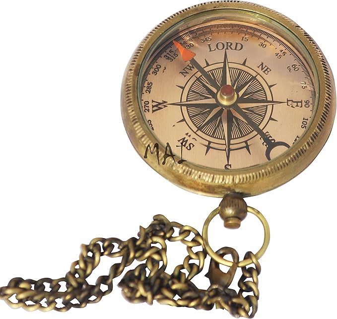 Will You Come Travel With Me? Shall We Stick By Each Other As Long As We Live? Vintage Quote Brass Compass with Wooden Box Scripture-WALT WHITMAN, Gifts Idea, Girls/Boys, Lovers, Husband, Wife, Fiancé