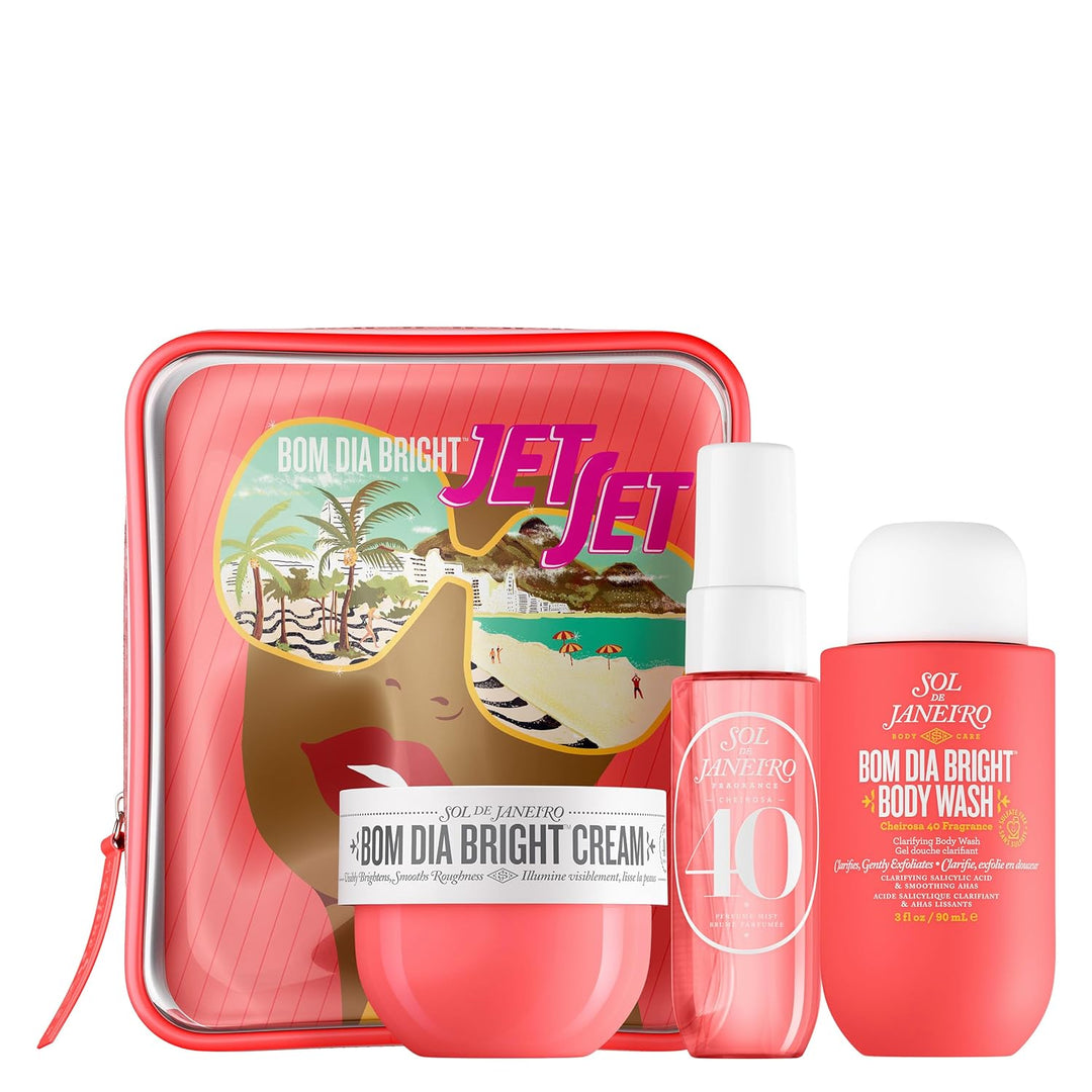 SOL DE JANEIRO Jet Set | Travel-Size Body Care Set | Tropical Fragrance