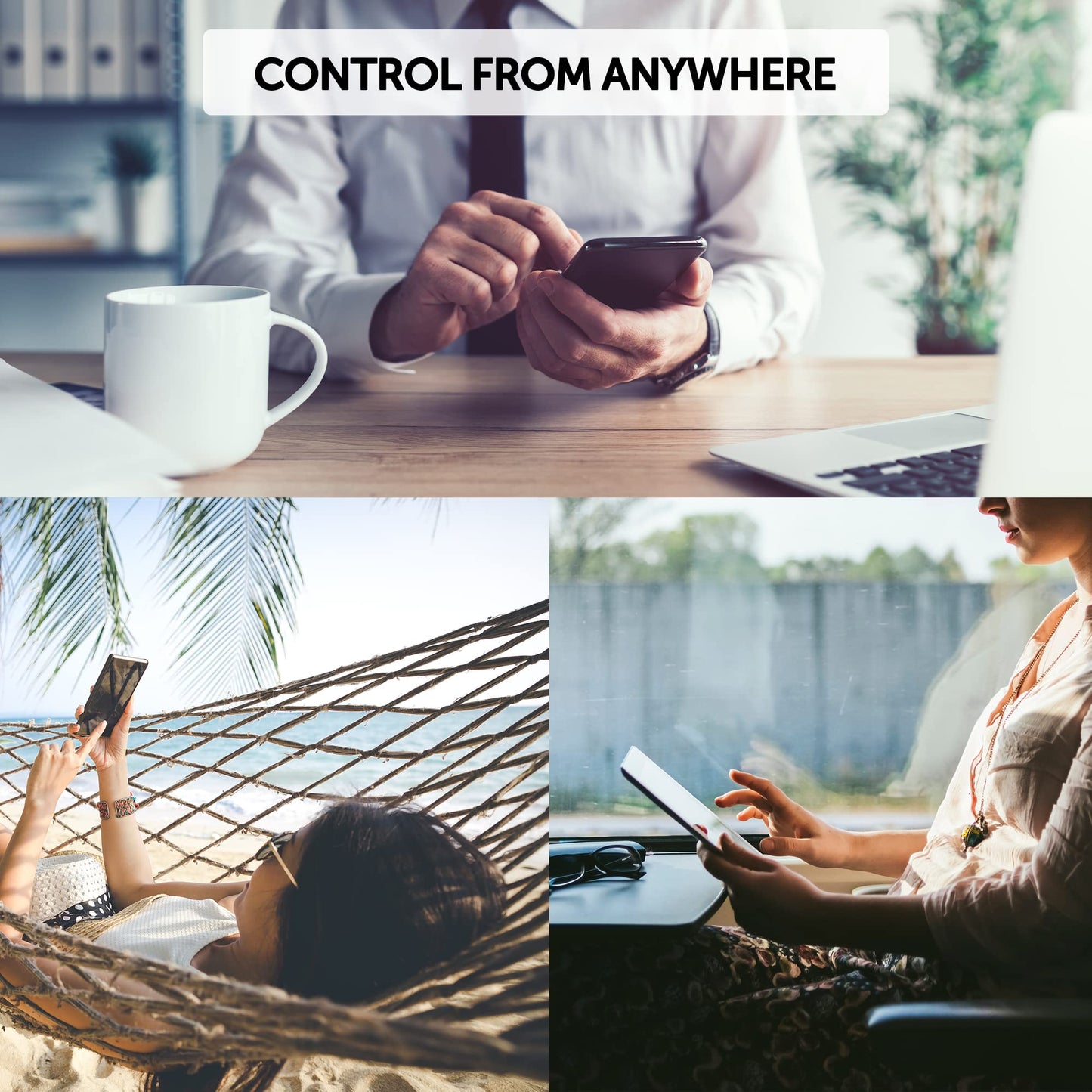 Defender Smart Plug WiFi - Alexa & Google Home Compatible Wireless Voice Controlled Outlet - Remote Control Timer Socket for Home Automation - Smart Wifi Socket