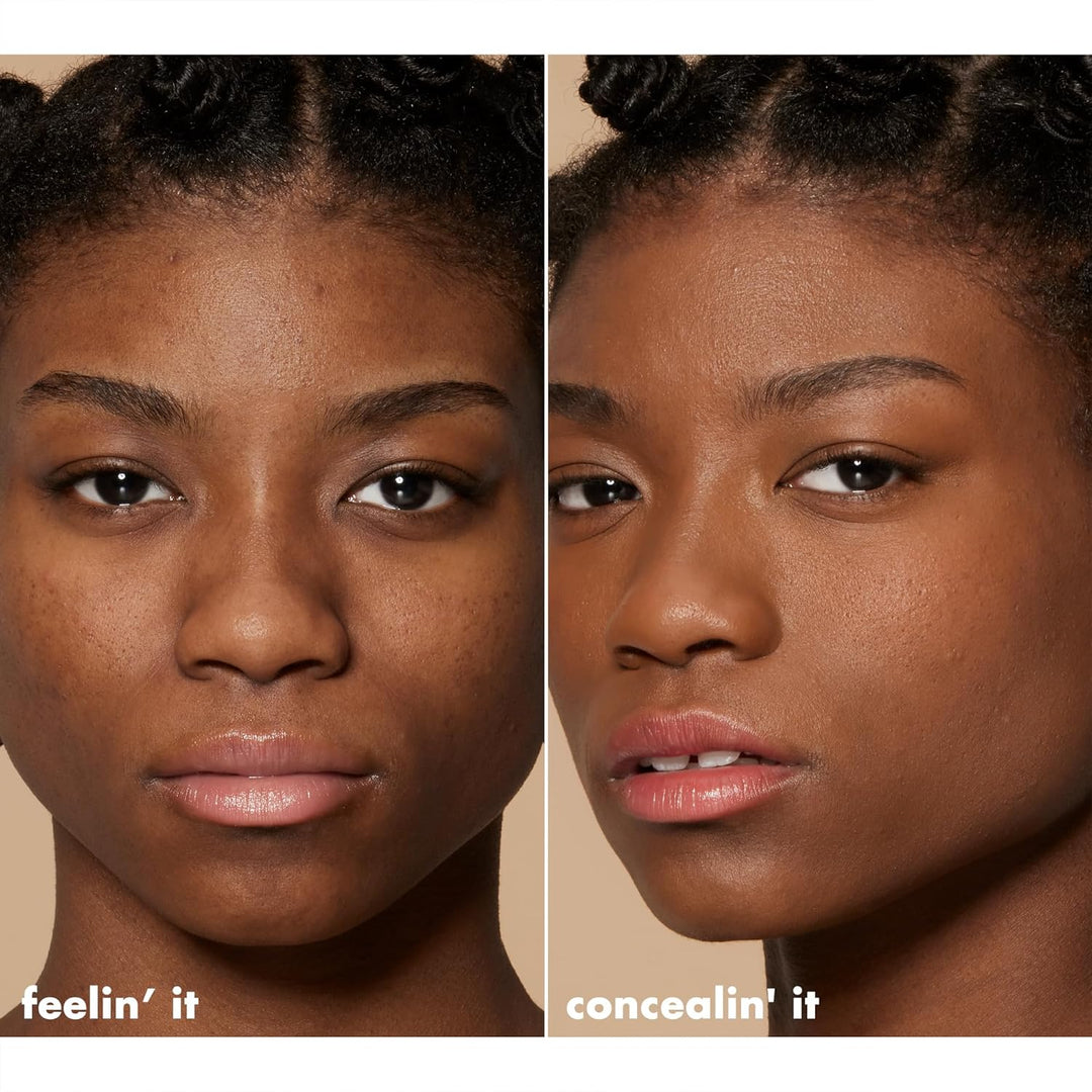 e.l.f. Hydrating Camo Concealer | Full-Coverage Satin Finish | Vegan, Medium Golden