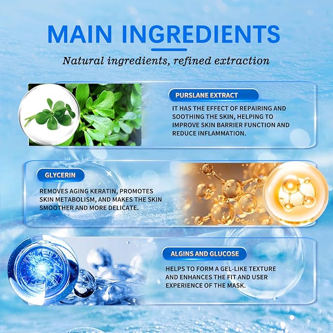 2 Pcs Hyaluronic Acid Powder, Cosmetic Grade Water Soluble Hyaluronic Hydrating for Face Anti-Aging Skincare, DIY Face Serum and Mask.