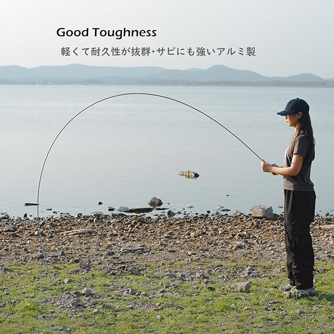 TRIWONDER Tent Pole 2 PCS - Aluminium Rod Tent Pole Replacement Accessories Tent Bar Tent Building Supporting Rod Awning Frames Kit for Hiking Camping