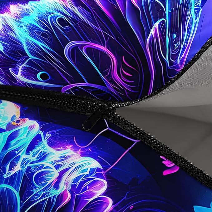 AILONEN Kids Floral Cat Camping Sleeping Bags,Lightweight & Waterproof,3 Season Warm & Cool Weather,Kawaii Kitten Sleeping Bags for Girls Adults,Travelling,Outdoors