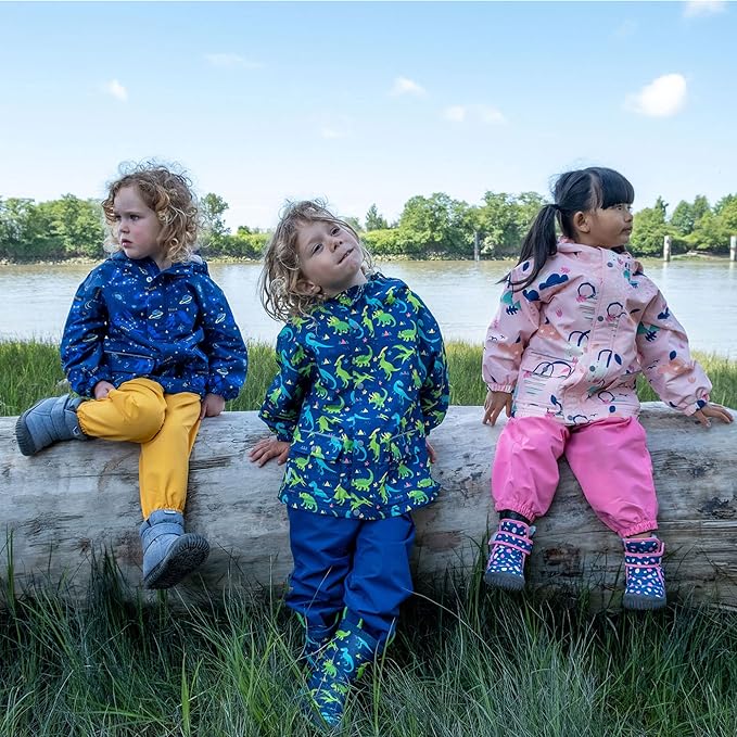 JAN & JUL Waterproof Fleece Lined Snow and Rain Pants for Toddlers and Kids