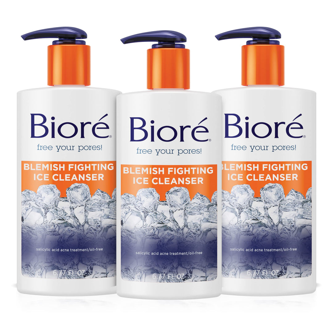 Bior   Ice Cleanser Face Wash, Blemish Fighting Cleanser Clears And Prevents Acne Breakouts
